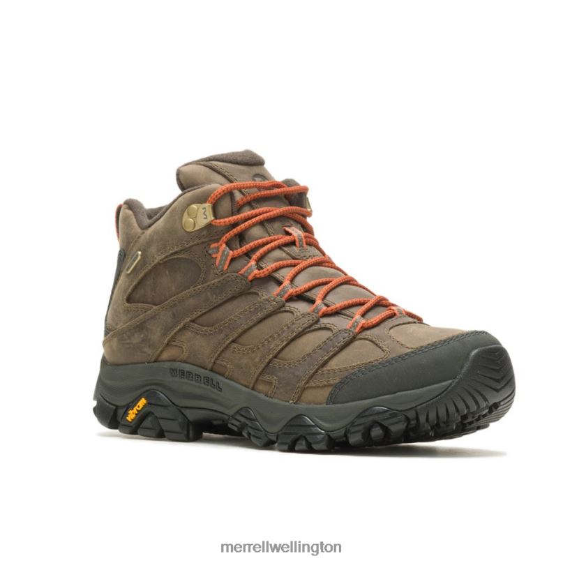 Moab 3 Prime Mid Waterproof Wide Width (J035763W) Merrell Men 8VV6P386 Shoes Canteen - Image 5