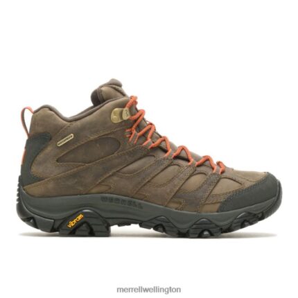 Moab 3 Prime Mid Waterproof Wide Width (J035763W) Merrell Men 8VV6P386 Shoes Canteen