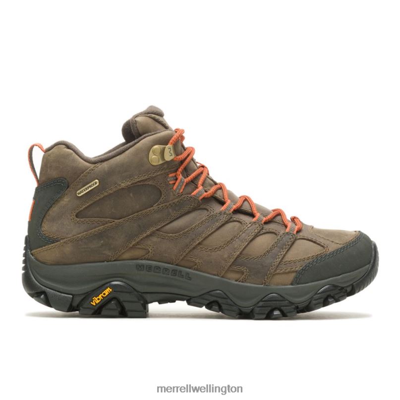 Moab 3 Prime Mid Waterproof Wide Width (J035763W) Merrell Men 8VV6P386 Shoes Canteen - Image 1