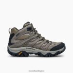 Moab 3 Smooth Mid GORE-TEX (J036440) Merrell Women 8VV6P1149 Shoes Brindle - Image 2