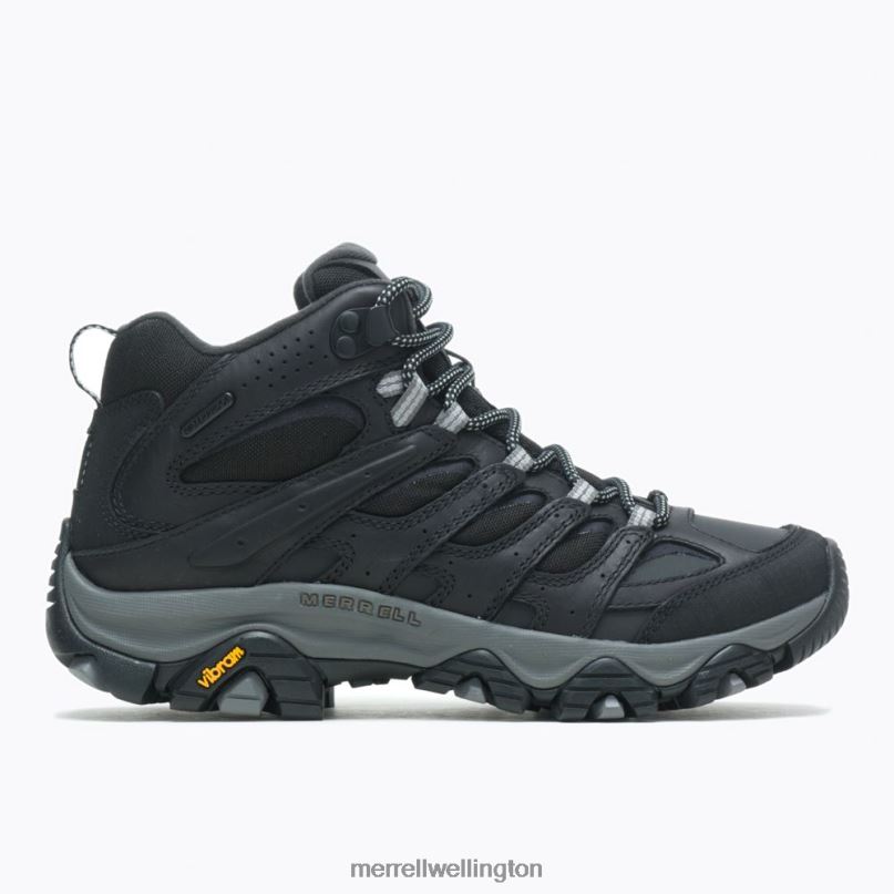 Moab 3 Thermo Mid Waterproof (J036616) Merrell Women 8VV6P1223 Shoes Black/Paloma - Image 2