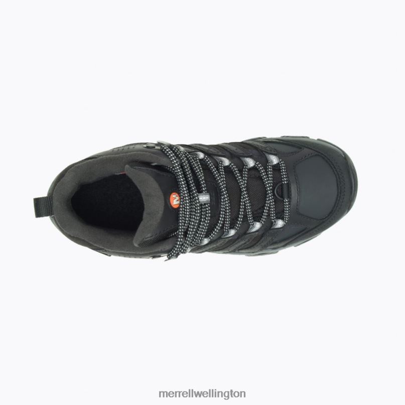 Moab 3 Thermo Mid Waterproof (J036616) Merrell Women 8VV6P1223 Shoes Black/Paloma - Image 4