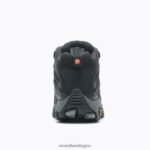 Moab 3 Thermo Mid Waterproof (J036616) Merrell Women 8VV6P1223 Shoes Black/Paloma - Image 7