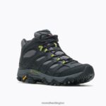 Moab 3 Thermo Mid Waterproof (J036629) Merrell Men 8VV6P652 Shoes Granite/Hi Viz - Image 5