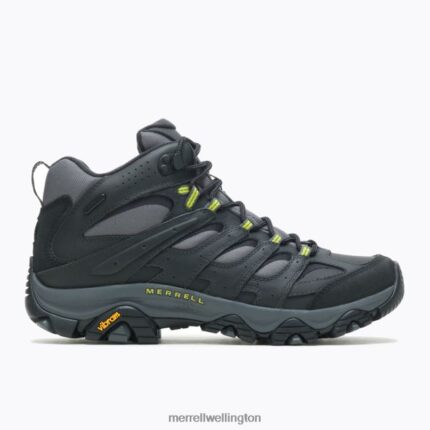 Moab 3 Thermo Mid Waterproof (J036629) Merrell Men 8VV6P652 Shoes Granite/Hi Viz