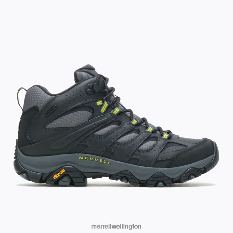 Moab 3 Thermo Mid Waterproof (J036629) Merrell Men 8VV6P652 Shoes Granite/Hi Viz - Image 1