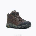 Moab 3 Thermo Mid Waterproof Wide Width (J036579W) Merrell Men 8VV6P629 Shoes Earth - Image 5