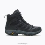 Moab 3 Thermo Tall Waterproof (J036565) Merrell Men 8VV6P634 Shoes Black