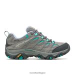 Moab 3 Waterproof (J035860) Merrell Women 8VV6P1030 Shoes Granite/Marine - Image 2