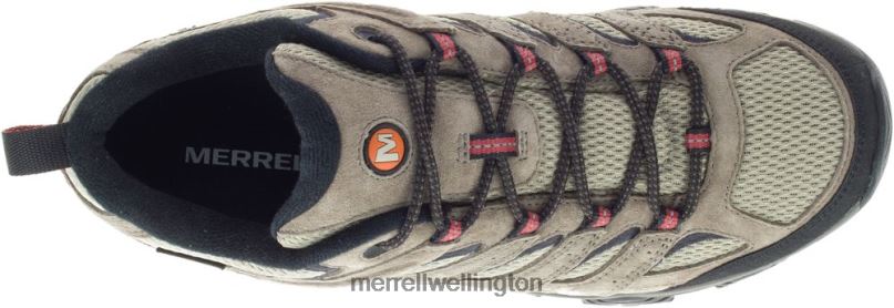 Moab 3 Waterproof Wide Width (J035851W) Merrell Men 8VV6P368 Shoes Dark Brown - Image 4