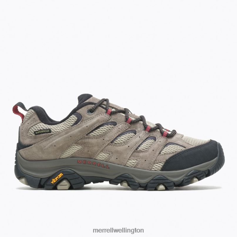 Moab 3 Waterproof Wide Width (J035851W) Merrell Men 8VV6P368 Shoes Dark Brown - Image 1