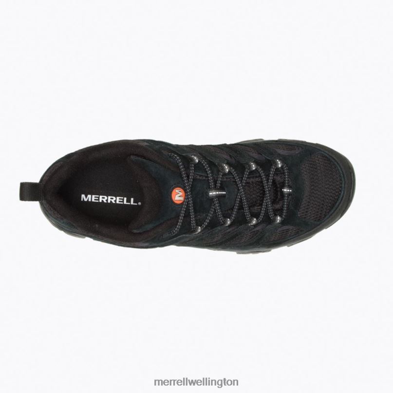 Moab 3 Wide Width (J035875W) Merrell Men 8VV6P206 Shoes Black Night - Image 4