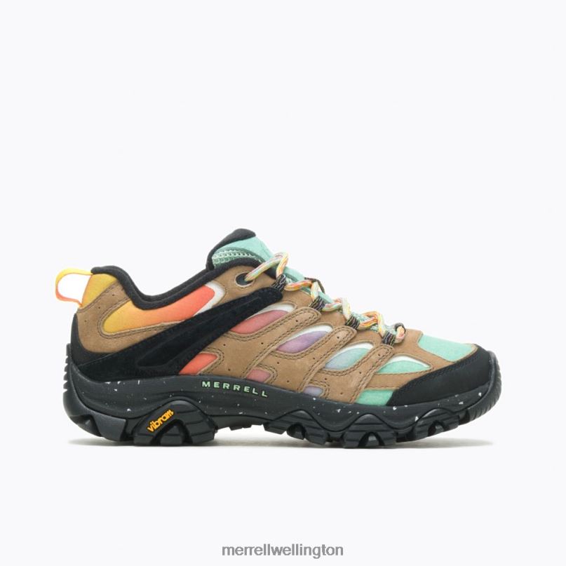 Moab 3 X Unlikely Hikers Wide Width (J499996W) Merrell Women 8VV6P1276 Shoes Multi - Image 2