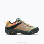 Moab 3 X Unlikely Hikers Wide Width (J499996W) Merrell Women 8VV6P1276 Shoes Multi