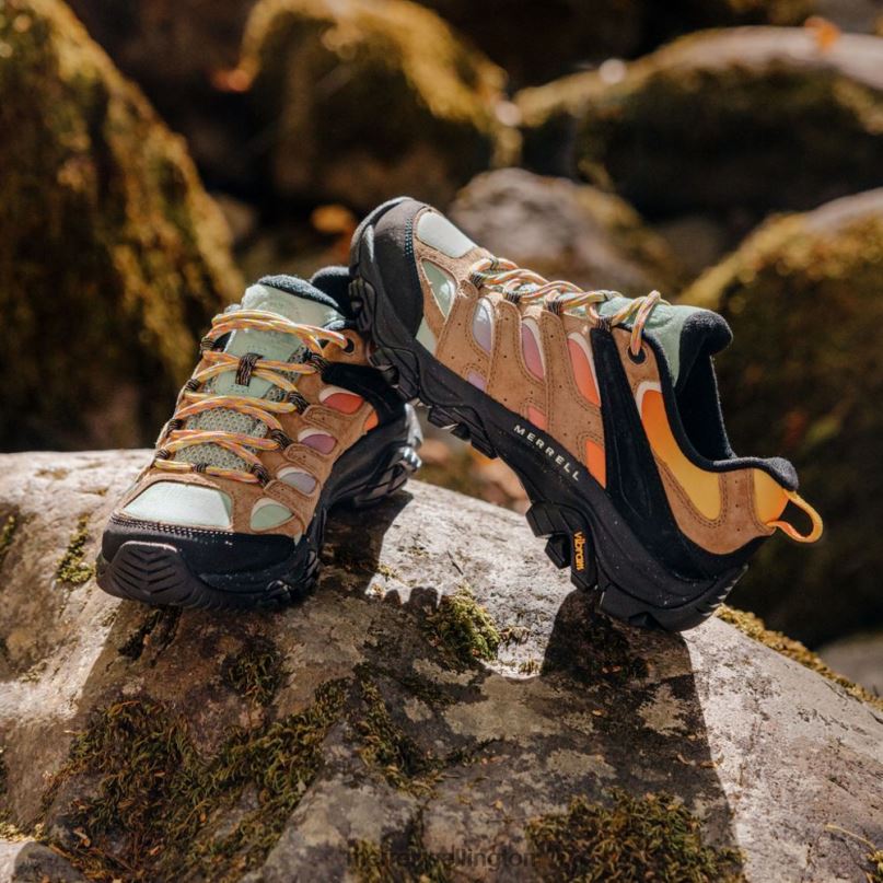 Moab 3 X Unlikely Hikers Wide Width (J499996W) Merrell Women 8VV6P1276 Shoes Multi - Image 3