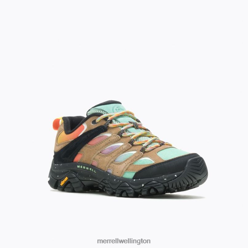 Moab 3 X Unlikely Hikers Wide Width (J499996W) Merrell Women 8VV6P1276 Shoes Multi - Image 4