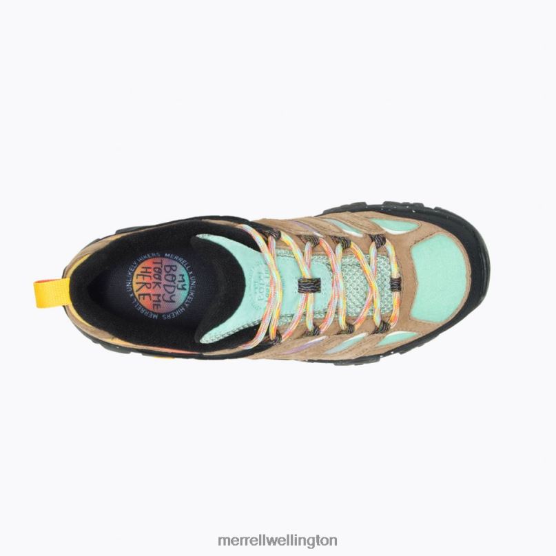 Moab 3 X Unlikely Hikers Wide Width (J499996W) Merrell Women 8VV6P1276 Shoes Multi - Image 8