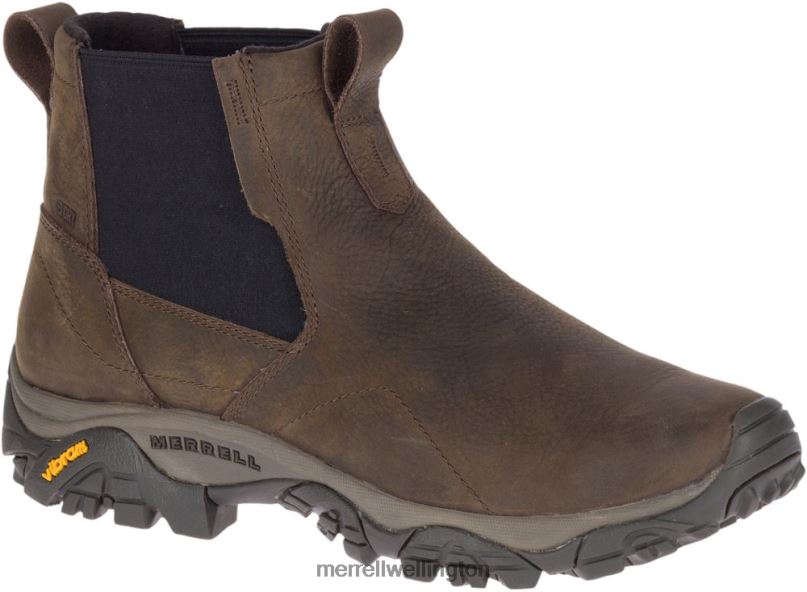 Moab Adventure Chelsea Polar Waterproof (J88453) Merrell Men 8VV6P502 Shoes Brown - Image 3