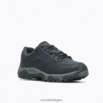 Moab Adventure Lace Waterproof Wide Width (J91821W) Merrell Men 8VV6P366 Shoes Black - Image 5