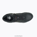 Moab Adventure Mid Waterproof Carbon Fiber Wide Width (J004631W) Merrell Men 8VV6P495 Shoes Black - Image 4