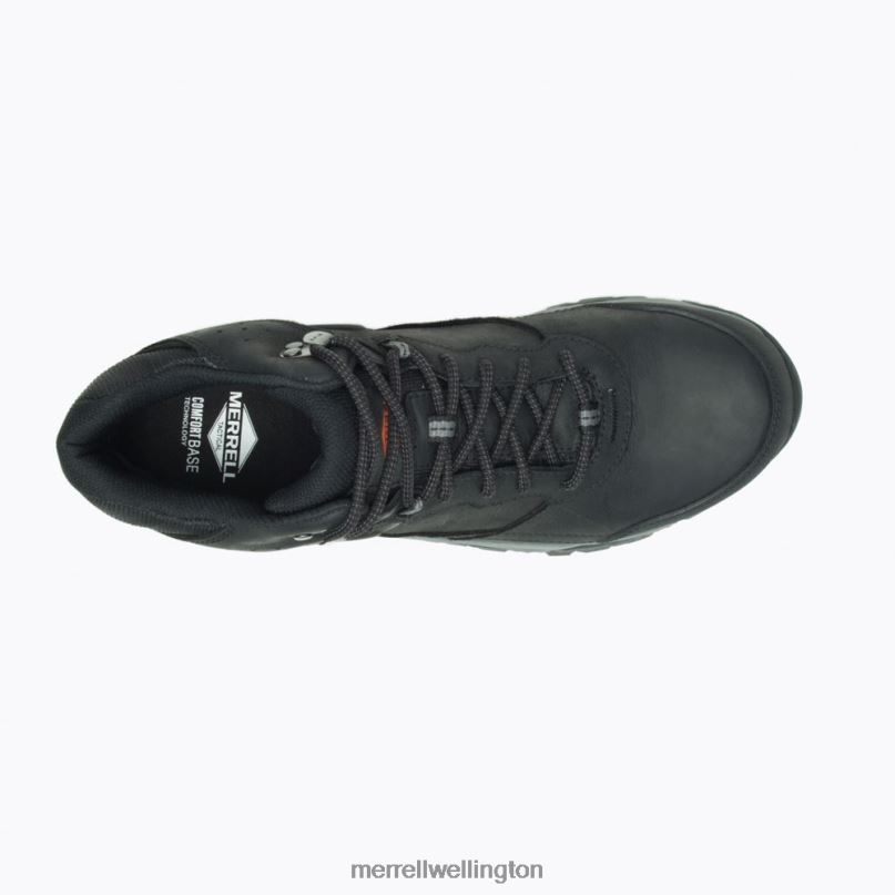Moab Adventure Mid Waterproof Carbon Fiber Wide Width (J004631W) Merrell Men 8VV6P495 Shoes Black - Image 4