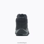 Moab Adventure Mid Waterproof Carbon Fiber Wide Width (J004631W) Merrell Men 8VV6P495 Shoes Black - Image 7
