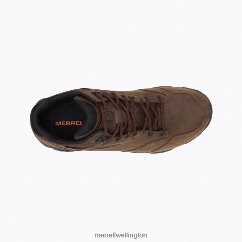 Moab Adventure Mid Waterproof Wide Width (J91819W) Merrell Men 8VV6P326 Shoes Dark Earth - Image 4