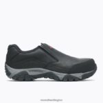 Moab Adventure Moc Carbon Fiber (J004639) Merrell Men 8VV6P425 Shoes Black - Image 2