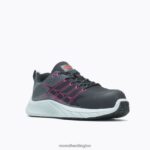 Moab Flight Carbon Fiber (J005174) Merrell Women 8VV6P1237 Shoes Black/Fuchsia - Image 5
