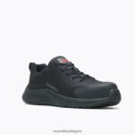 Moab Flight Carbon Fiber Wide Width (J004625W) Merrell Men 8VV6P439 Shoes Black - Image 5