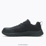 Moab Flight Carbon Fiber Wide Width (J004625W) Merrell Men 8VV6P439 Shoes Black - Image 6