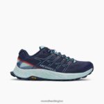 Moab Flight (J066816) Merrell Women 8VV6P972 Shoes Navy - Image 2