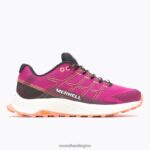 Moab Flight (J067642) Merrell Women 8VV6P968 Shoes Fuchsia/Black - Image 2