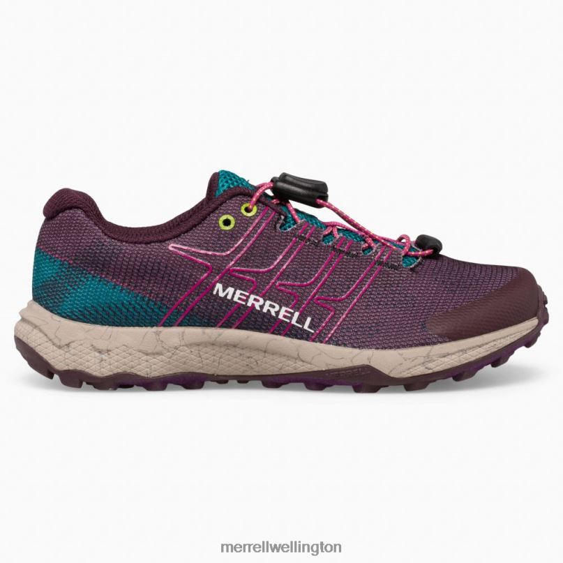 Moab Flight Low A/C (MK165737) Merrell Kids 8VV6P1391 Shoes Burgandy - Image 2