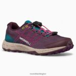 Moab Flight Low A/C (MK165737) Merrell Kids 8VV6P1391 Shoes Burgandy - Image 3
