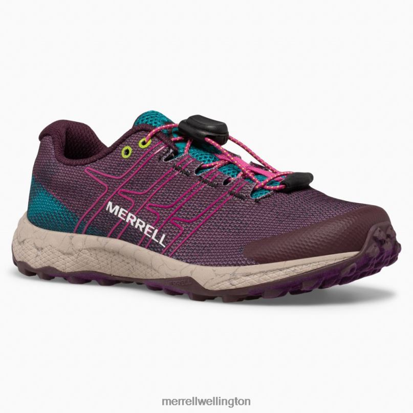 Moab Flight Low A/C (MK165737) Merrell Kids 8VV6P1391 Shoes Burgandy - Image 3