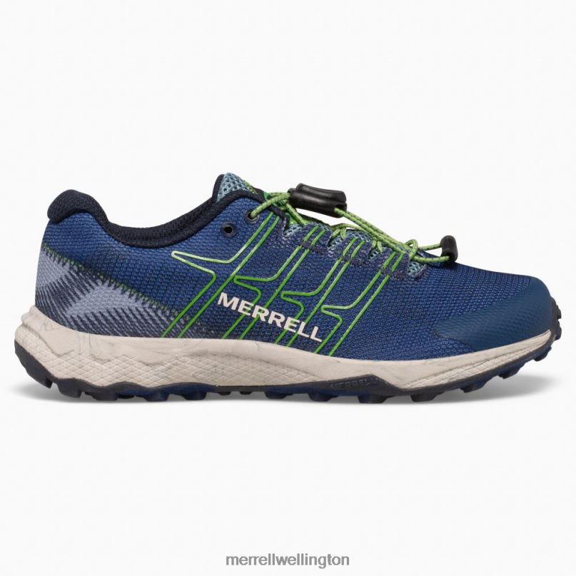 Moab Flight Low A/C (MK265735) Merrell Kids 8VV6P1392 Shoes Poseidon - Image 2