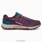 Moab Flight Low (MK165734) Merrell Kids 8VV6P1436 Shoes Burgandy - Image 2