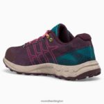 Moab Flight Low (MK165734) Merrell Kids 8VV6P1436 Shoes Burgandy - Image 4