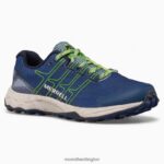 Moab Flight Low (MK265732) Merrell Kids 8VV6P1434 Shoes Poseidon - Image 3
