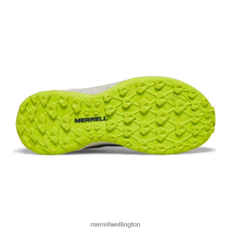 Moab Flight Low (MK266770) Merrell Kids 8VV6P1437 Shoes Grey/Navy/Citron - Image 5