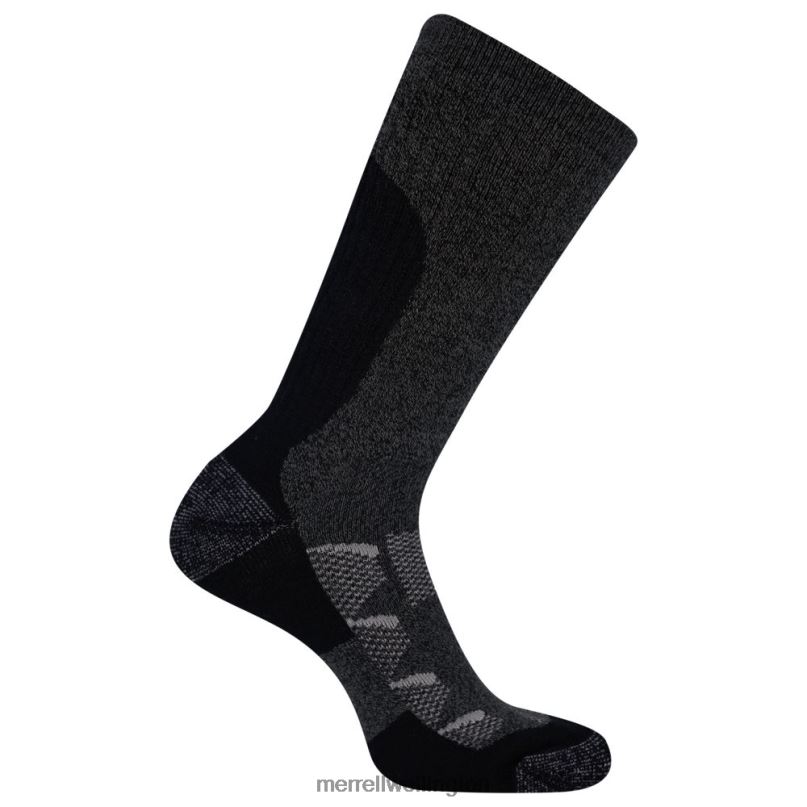 moab_hiker_crew_tab_sock_jss26348_011_merrell_unisex_8vv6p301_accessories_charcoal.jpg Moab Hiker Crew Tab Sock (JSS26348-011) Merrell Unisex 8VV6P301 Accessories Charcoal - Image 1