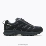Moab Hybrid Zip GORE-TEX 1TRL (J004731) Merrell Men 8VV6P571 Shoes Black - Image 2