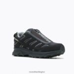 Moab Hybrid Zip GORE-TEX 1TRL (J004731) Merrell Men 8VV6P571 Shoes Black - Image 5