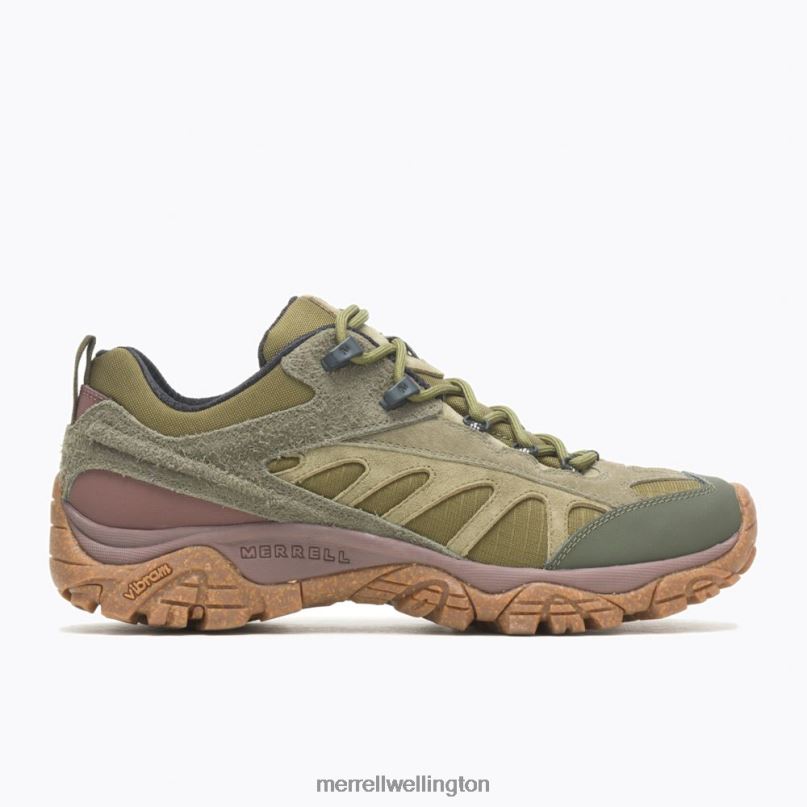 Moab Mesa Luxe 1TRL (J005087) Merrell Men 8VV6P727 Shoes Avocado/Marron - Image 2
