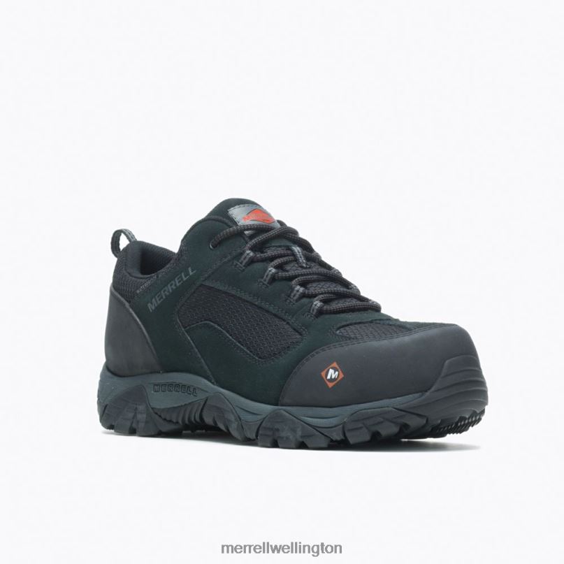 Moab Onset Waterproof Comp Toe Work Shoe (J099503) Merrell Men 8VV6P384 Shoes Black - Image 5