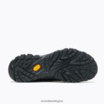 Moab Retro Slide 1TRL (J004713) Merrell Men 8VV6P760 Shoes Black - Image 3