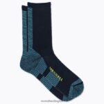 Moab Speed Crew sock (JSS27016-410) Merrell Unisex 8VV6P229 Accessories Navy - Image 4