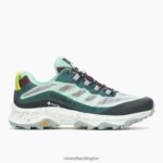 Moab Speed GORE-TEX (J067518) Merrell Women 8VV6P987 Shoes Jade/Multi - Image 2