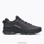 Moab Speed (J067039) Merrell Men 8VV6P514 Shoes Black/Asphalt - Image 2